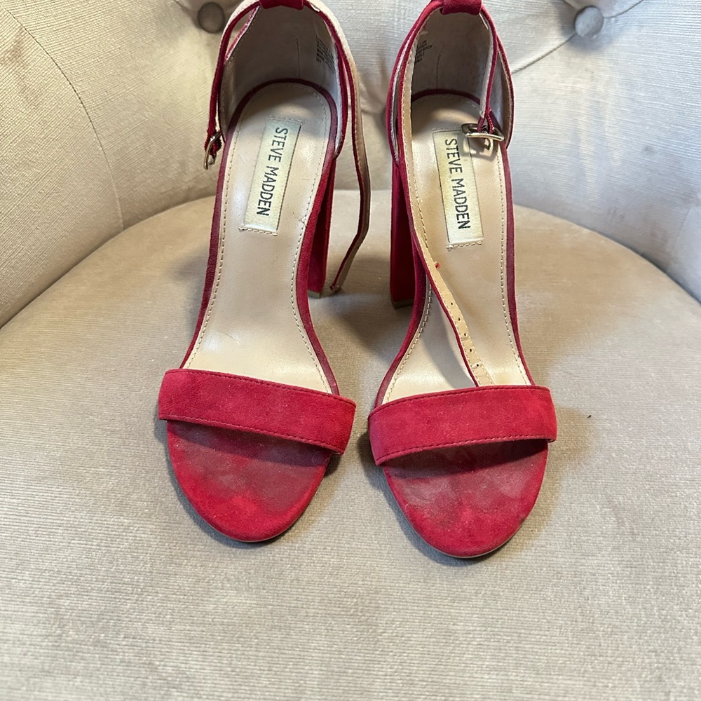 Steve Madden Red Heels